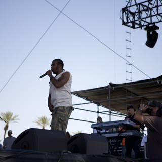 Pharoahe Monch performs on Coachella stage