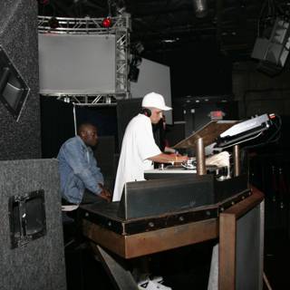 DJ S plays the keys