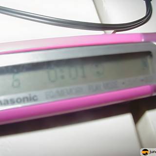 Pink Digital Clock