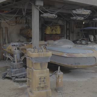 Rebel's Workshop: A Star Wars-Inspired Garage