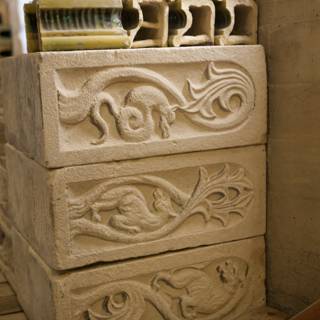 Carved Stone Wall