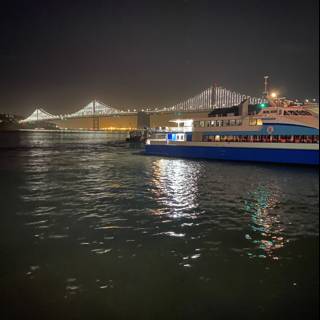 Nighttime Ferry Ride in San Francisco