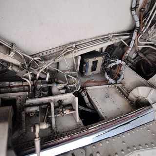 Aircraft Engine Bay Interior on USS Hornet