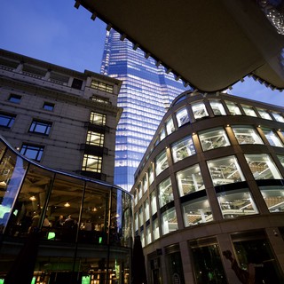 Modern London Architecture at Twilight