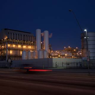 Night Time at the Industrial Plant