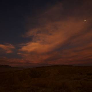 Moonrise over the Desert
