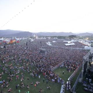A Sea of People at Coachella Music Festival