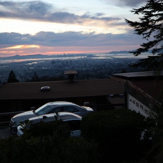 Twilight Vista Over San Francisco Bay from Berkeley Hills