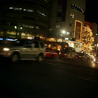 Night Traffic in Tokyo's Metropolis