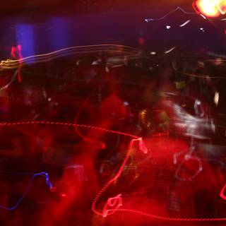 Blurry Night Club Crowd