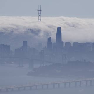 Shrouded Metropolis: A Cloak of Fog over the City