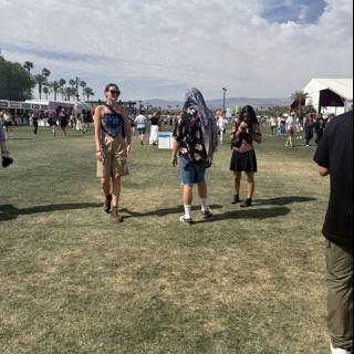 Festival Vibes Under Cloudy Skies