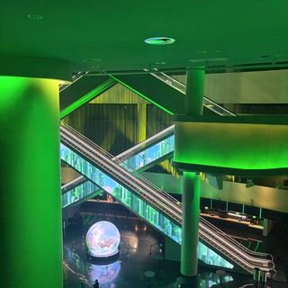 Modern shopping mall, possibly in Asia or Middle East