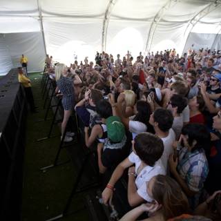 Coachella Crowd Rocks Out to Music