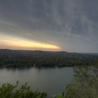 Serene Sunset at Lake Austin