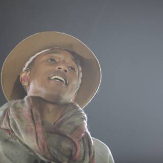 Pharrell Rocks the Cowboy Hat at O2 Arena