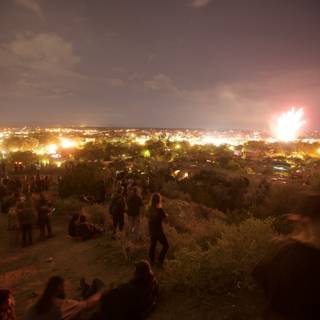 Flares and Fireworks in Santa Fe