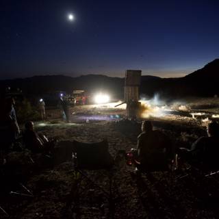 Nighttime Desert Gathering