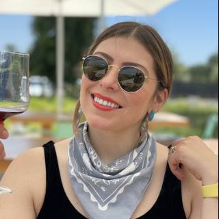 Sunglasses and Wine in Napa