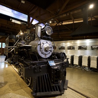 Historic Steam Locomotive Display at Sacramento Railroad Museum