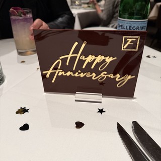 Anniversary Celebration at Fine Dining Restaurant