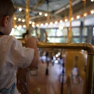 Childhood Wonder on the Carousel