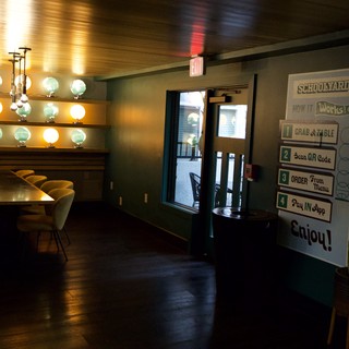 Modern Restaurant Interior with Schoolyard Ordering System