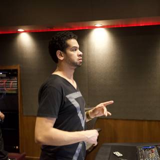 Marc Kinchen and the Mixing Board