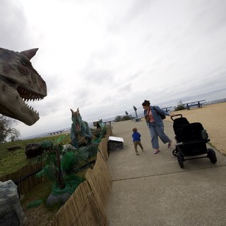 Family Encounter with Dinosaur Display at Seaside Park