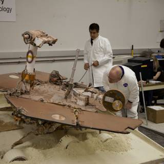 Examining the Unstuck Mars Rover