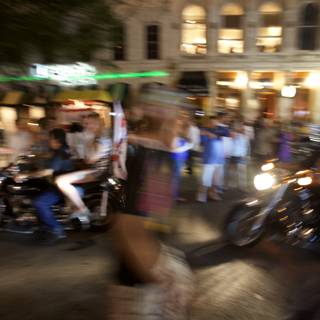Blurred City Motorcycles