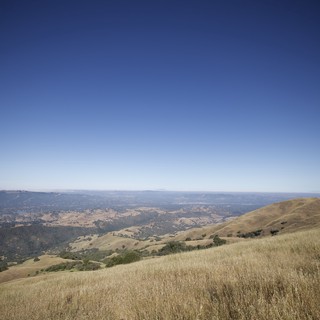 Golden Hills Sweep Toward the Bay from Mount Diablo