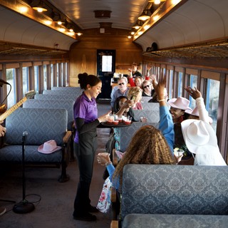Live Music and Dining on a Vintage Train Car