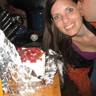 Penelope Celebrates with Anniversary Wedding Cake