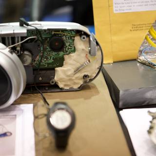 Electronics and Camera Display at NASA Museum
