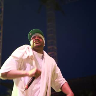 Ghostface Killah Rocks Coachella Stage in Green Hat