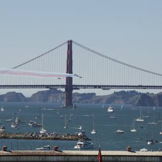 The Majestic Bridge Overlook at Fleet Week Air Show, 2023