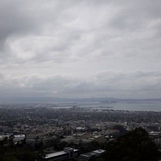 Overcast Bay View from Berkeley Hills Overlook
