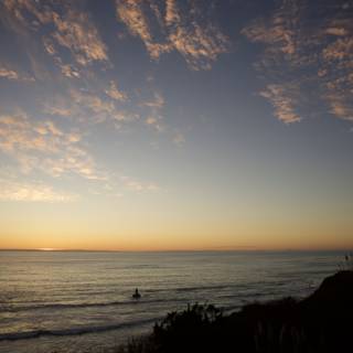 Sunset Surfer at Halfmoon Bay, 2023