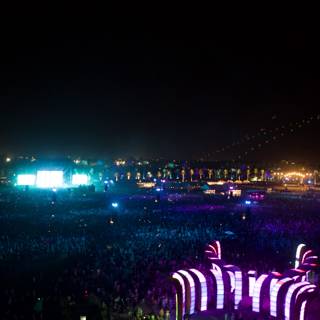 Electrifying Crowd at Coachella Music Festival