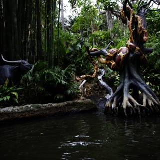 Mysterious Jungle Pond Encounter