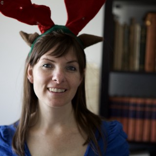 Festive Reindeer Antlers on Christmas Day 2009