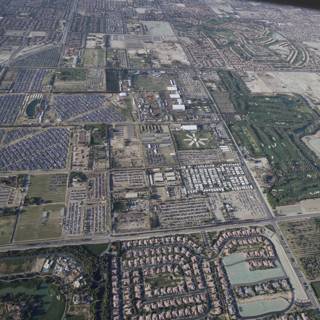 Aerial View of Indio's Urban Landscape