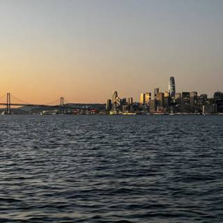 City Lights of San Francisco Skyline