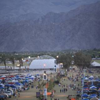 Bustling Crowd at Coachella Festival