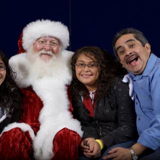 A Merry Christmas with Santa and Family
