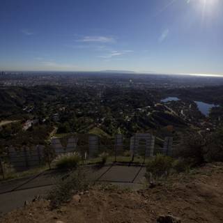 Hollywood Hills bask in the sun's radiance