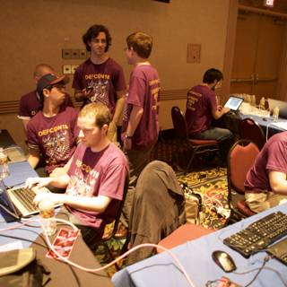 Working Hard at Defcon 18