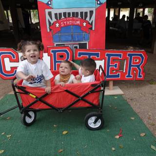Memorable Moments: Summer Ride in a Red Wagon