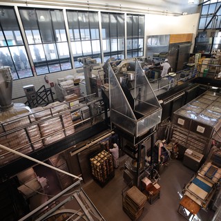 Artisan Bakery Production Floor from Above